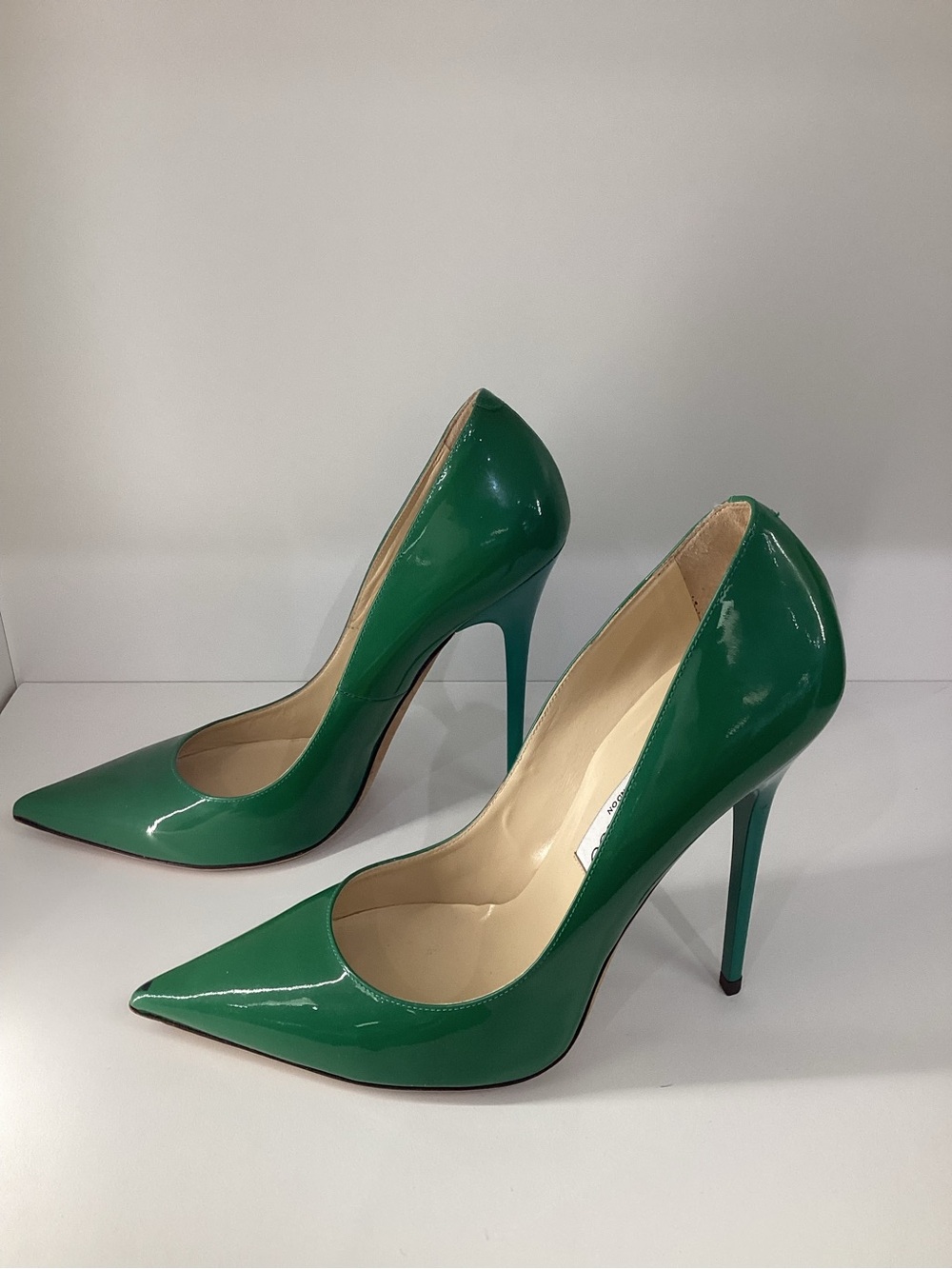 Jimmy Choo Emerald High Heels Pumps Sz 39 - Picture 5 of 6